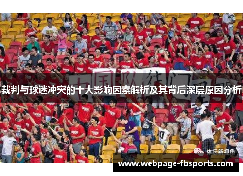 裁判与球迷冲突的十大影响因素解析及其背后深层原因分析